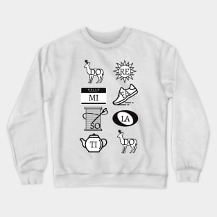 Do Re Mi - Sound of Music Icons Crewneck Sweatshirt